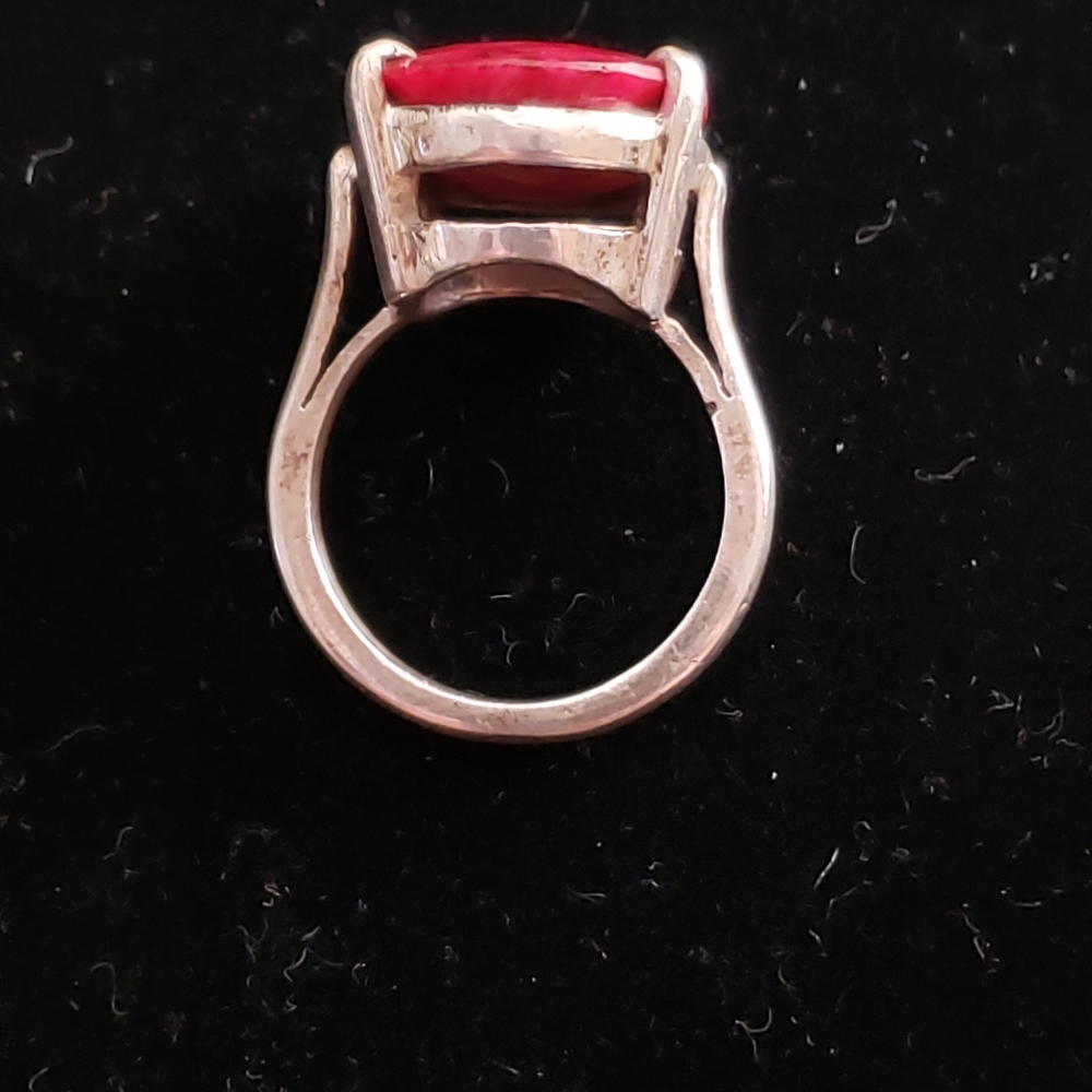 Estate 30 Ct. Genuine Ruby Ring - image 8